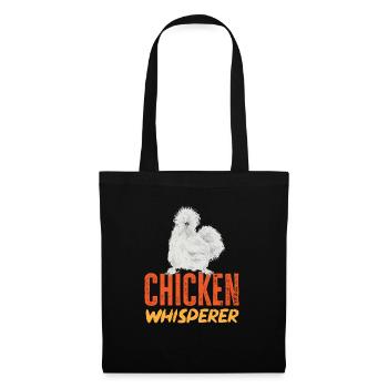 Seidenhuhn Poulet soyeux - Sac en tissu - noir - Devant