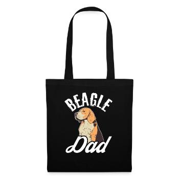 Beagle Dad Dog Dad Dad Dad Owner Fun Dogs - Tote Bag - black - Front