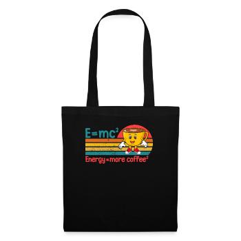 Energie Mehr Kaffee - Stoffbeutel - Schwarz - Vorne