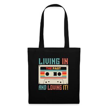 Girl Boy Kids 70s 80s 90s Disco Costume Outfit - Tote Bag - black - Front