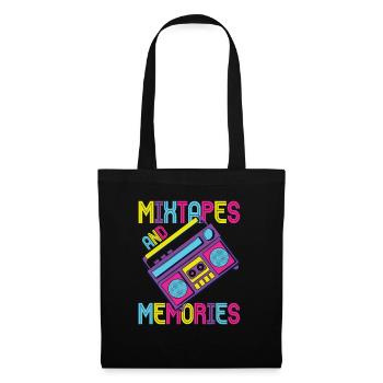 Fille garçon enfants 70 s 80 s 90 s Disco Costume tenue - Sac en tissu - noir - Devant