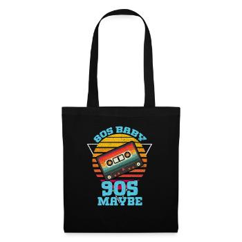 Fille garçon enfants 70 s 80 s 90 s Disco Costume tenue - Sac en tissu - noir - Devant