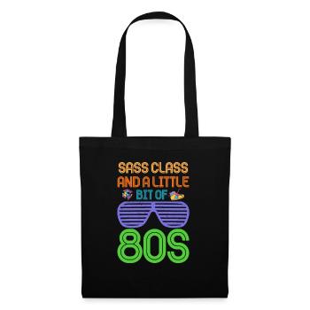 Fille garçon enfants 70 s 80 s 90 s Disco Costume tenue - Sac en tissu - noir - Devant