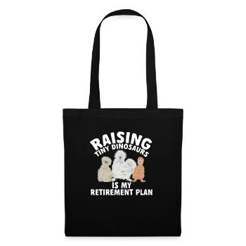 Seidenhuhn Poulet soyeux - Sac en tissu - noir - Devant