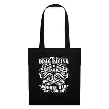 Drag Racing Drag Racing Dad Is Cooler - Tote Bag - black - Front