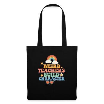 Weird Teachers Build Character Groovy School - Tote Bag - black - Front