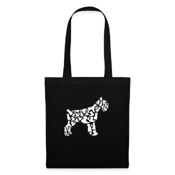 Miniature Schnauzer Mom Miniature Schnauzer Dad - Tote Bag - black - Front