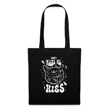 Don't make me hiss - Tote Bag - black - Front