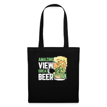 Amazing view great beer - Tote Bag - black - Front