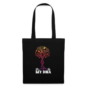Bûcheron tronçonneuse arboriste - Sac en tissu - noir - Devant
