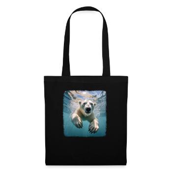 Polar Bear Realistic Polar Bear - Tote Bag - black - Front