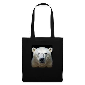 Polar Bear Realistic Polar Bear - Tote Bag - black - Front