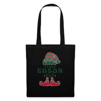 Le pyjama Edson Elf pour des vacances de Noël amusantes - Sac en tissu - noir - Devant
