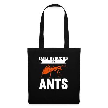 Antkeeping Ameisenzucht Ameisen - Stoffbeutel - Schwarz - Vorne