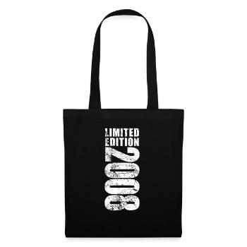 Limited Edition 2008 17th Birthday Gift - Tote Bag - black - Front
