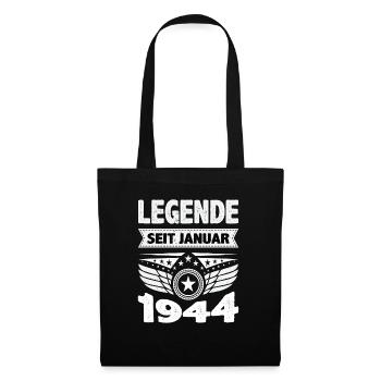 Januar 1944 Legende seit 80 Jahren Mann Frau - Stoffbeutel - Schwarz - Vorne