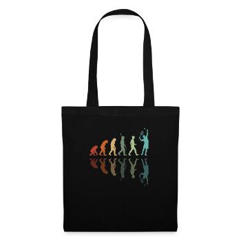 Evolution for Tennis Players - Tote Bag - black - Front