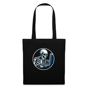 PC-Gamer-Freak-Shirt-Designs- Gamer - Stoffbeutel - Schwarz - Vorne