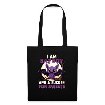 Kawaii Halloween Costume chauve-souris Bat Boy - Sac en tissu - noir - Devant
