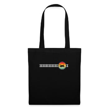 Train Locomotive Hobby Trainspotting Railfan - Tote Bag - black - Front