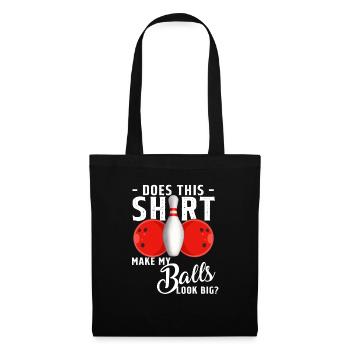 Cool Bowling Design Bowling Ball Sport Bowler - Tote Bag - black - Front