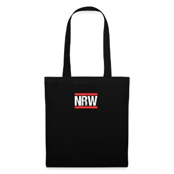 NRW Nordrhein Westfalen - Stoffbeutel - Schwarz - Vorne