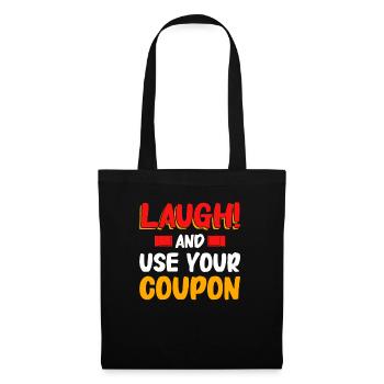 Coupon de points - Sac en tissu - noir - Devant