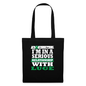 Mensonge Ma relation sérieuse drôle - Sac en tissu - noir - Devant