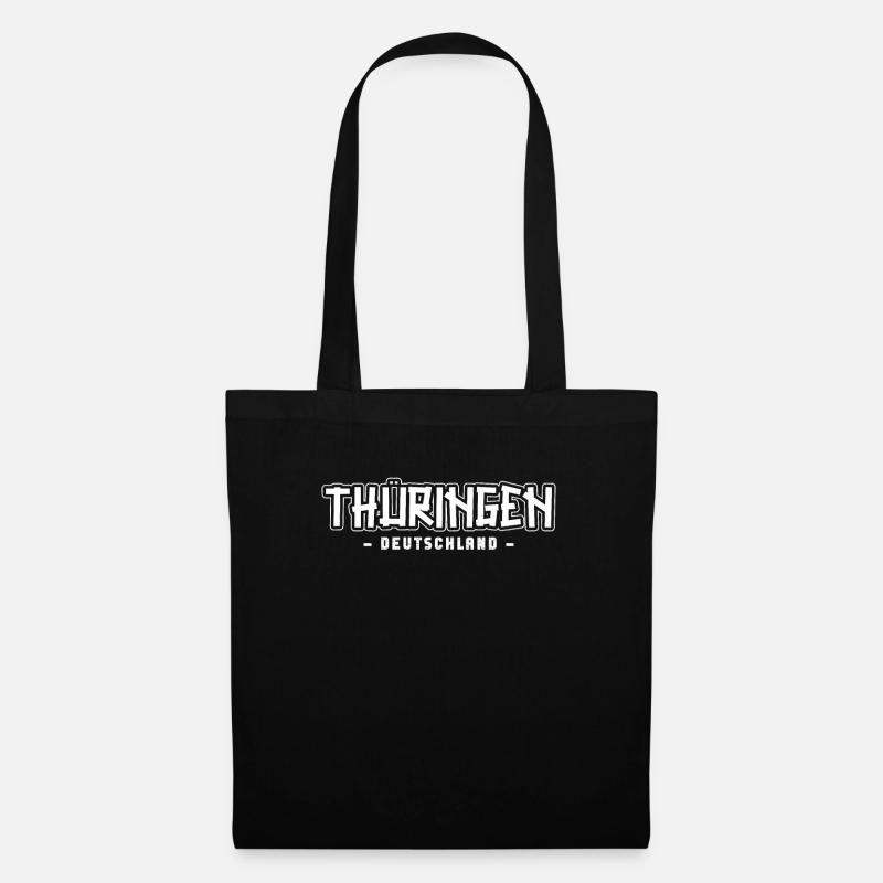 Thüringer Thüringerin Thüringen - Stoffbeutel - Schwarz