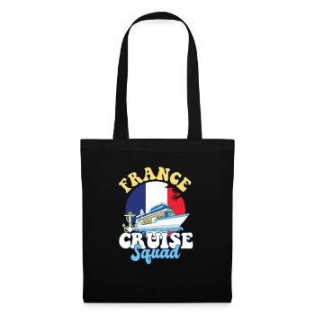 France Cruise Squad Family Vacation Trip - Tote Bag - black - Front