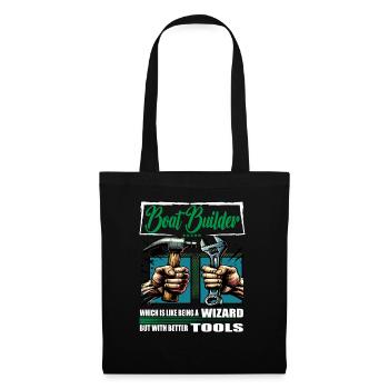 Boat builder Profession Saying Worker - Tote Bag - black - Front
