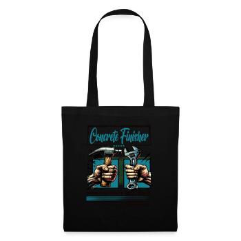 Concrete finisher Profession Saying Worker - Tote Bag - black - Front