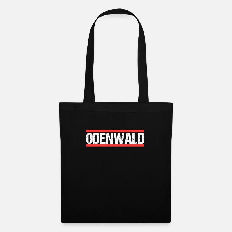 Odenwald - Stoffbeutel - Schwarz