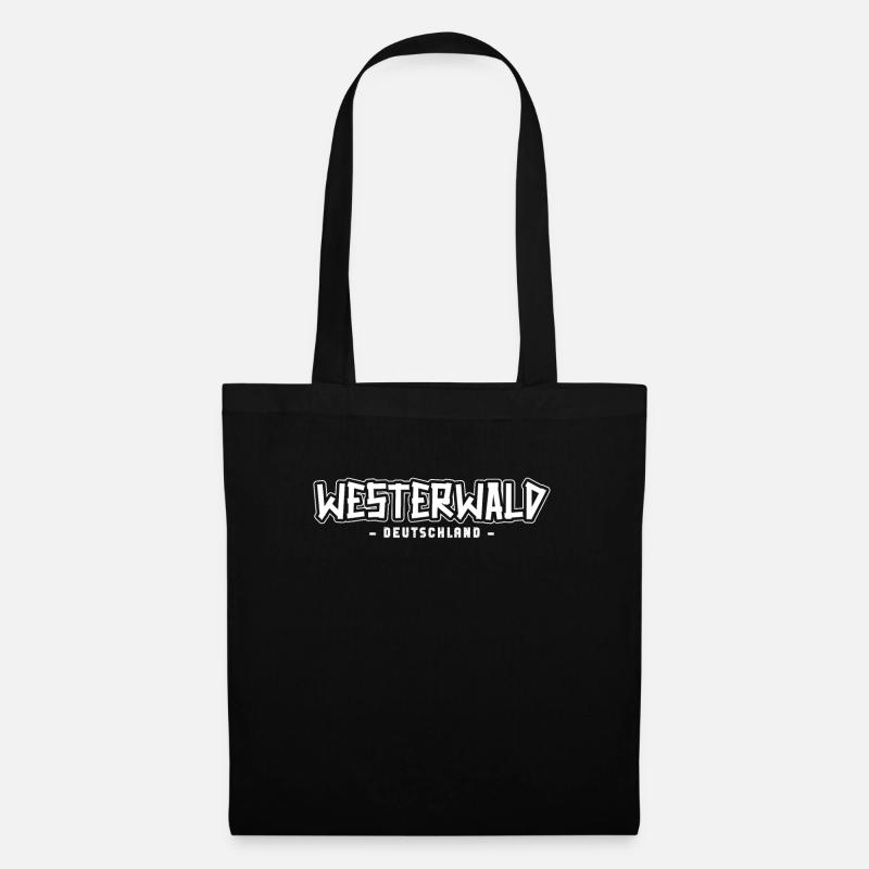 Westerwald - Stoffbeutel - Schwarz