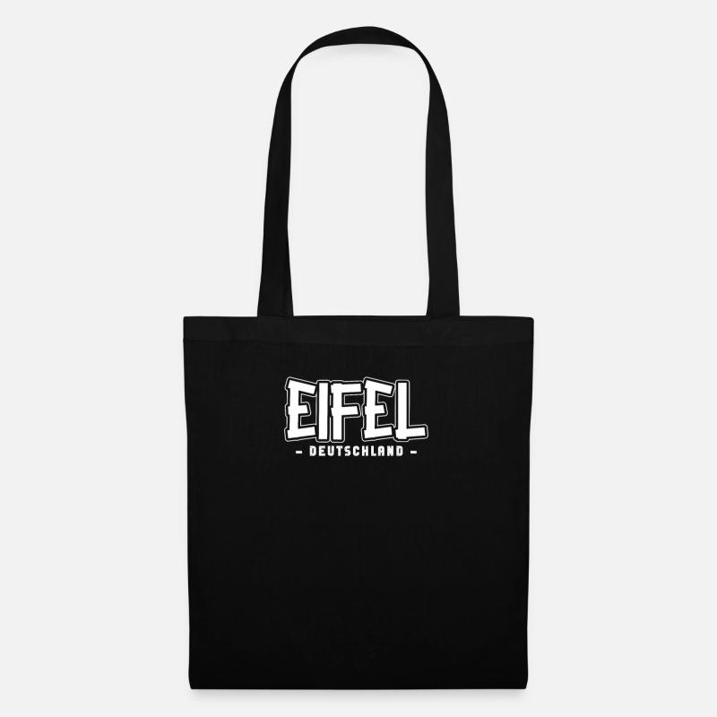 Eifel - Stoffbeutel - Schwarz