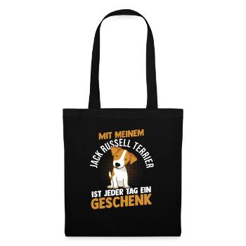 Hund Jacke Russell - Stoffbeutel - Schwarz - Vorne