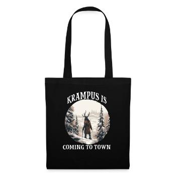 Krampus T | Krampus Costume | Scary Santa Claus - Tote Bag - black - Front