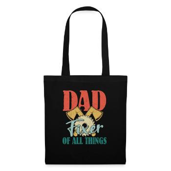 Réparateur polyvalent Papa - Menuiserie Wizard - Sac en tissu - noir - Devant