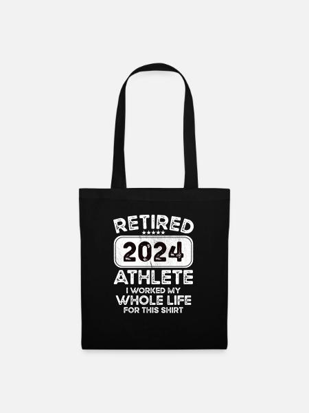 Retired Athlete 2024 - Stoffbeutel - Schwarz