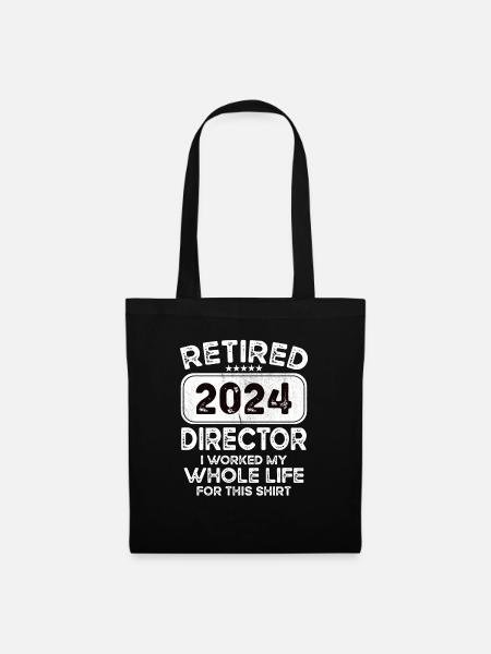 Retired Director 2024 - Stoffbeutel - Schwarz