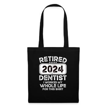 Retired Dentist 2024 - Tote Bag - black - Front