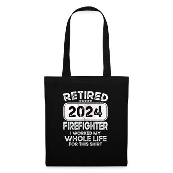 Retired Firefighter 2024 - Tote Bag - black - Front