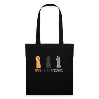 Stone Paper Scissors Cuter - Tote Bag - black - Front