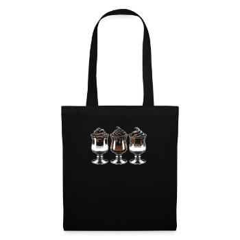 Chocolate Pudding Sweet Dessert Food Lover Foodie - Tote Bag - black - Front