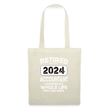 Retired Accountant 2024 - Tote Bag - nature - Front