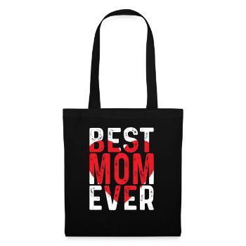 Maman cadeau fête des mères anniversaire maman - Sac en tissu - noir - Devant