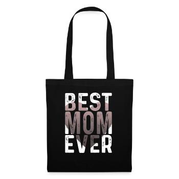 Maman cadeau fête des mères anniversaire maman - Sac en tissu - noir - Devant