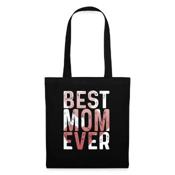Maman cadeau fête des mères anniversaire maman - Sac en tissu - noir - Devant