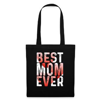 Maman cadeau fête des mères anniversaire maman - Sac en tissu - noir - Devant