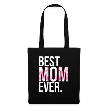 Maman cadeau fête des mères anniversaire maman - Sac en tissu - noir - Devant